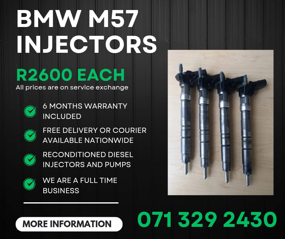 BMW M57 INJECTORS FOR SALE WITH WARRANTY - Private Seller BMW M57 INJECTORS FOR SALE WITH WARRANTY - Private Seller