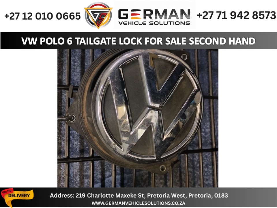 Volkswagen Polo 6 tailgate lock second hand - Private Seller Volkswagen Polo 6 tailgate lock second hand - Private Seller