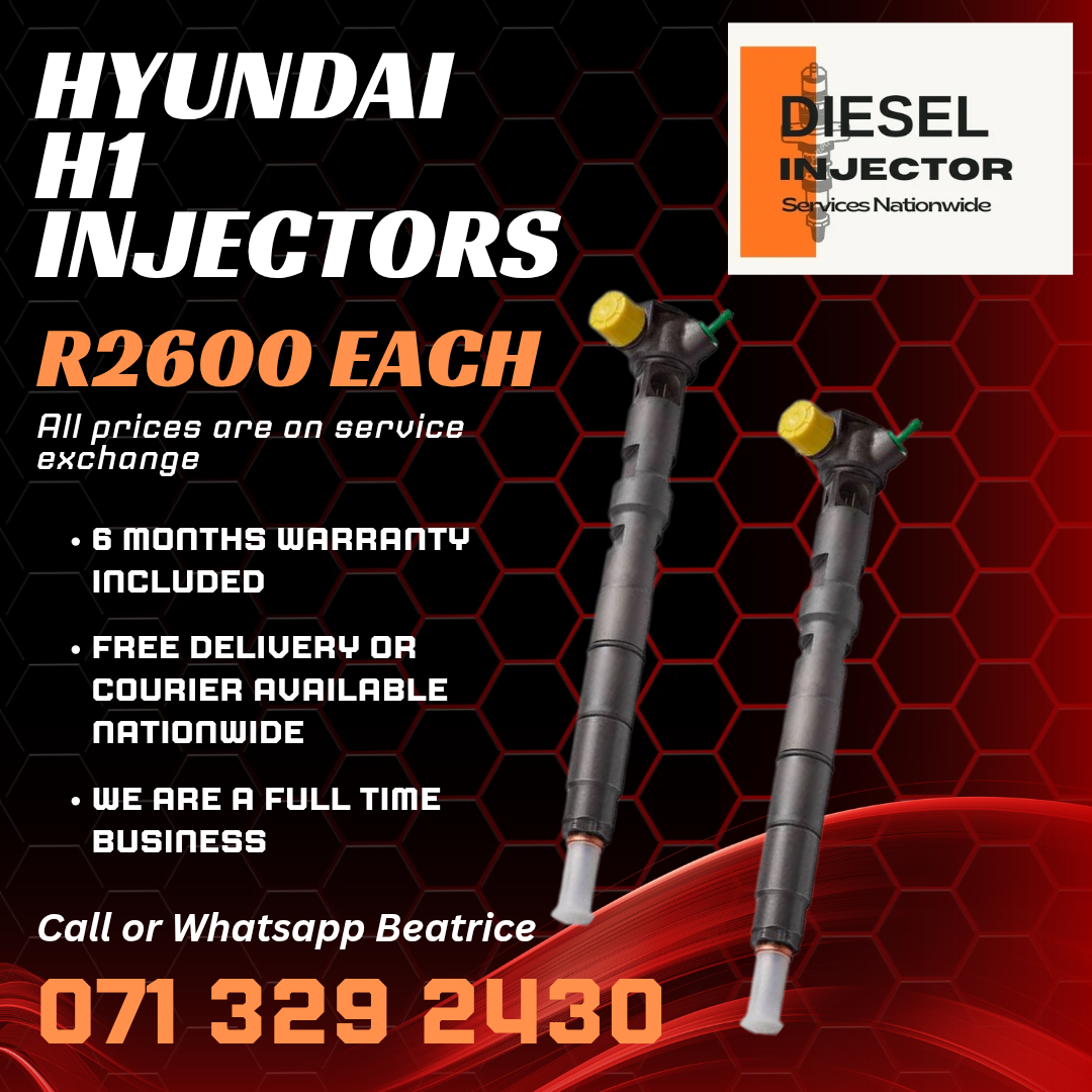 HYUNDAI H1 INJECTORS FOR SALE WITH WARRANTY ON - Private Seller HYUNDAI H1 INJECTORS FOR SALE WITH WARRANTY ON - Private Seller