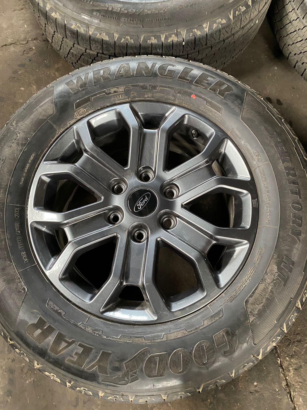 18inch Ford Everest/Wildtrack/T6 original mags with 255/60/18 Goodyear Wrangler - Private Seller 18inch Ford Everest/Wildtrack/T6 original mags with 255/60/18 Goodyear Wrangler - Private Seller
