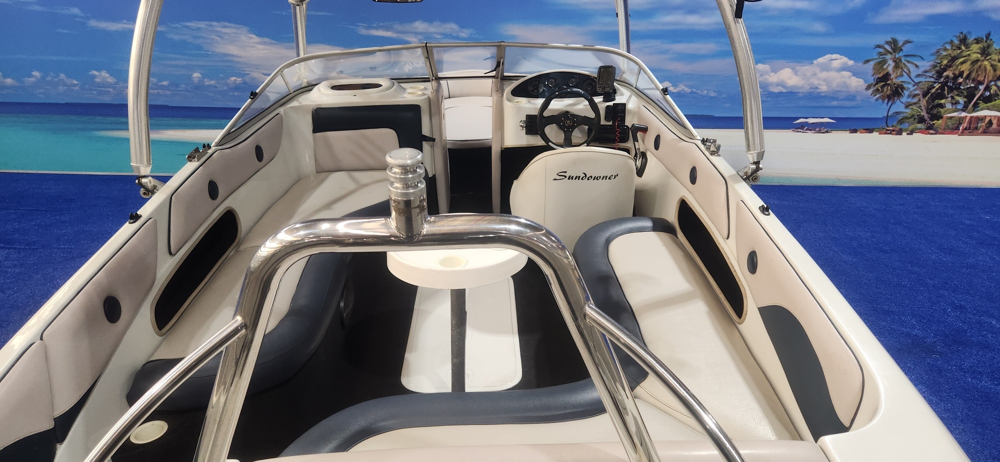 SUNDOWNER 190 ON TRAILER 150 HP SUZUKI 4 STROKE