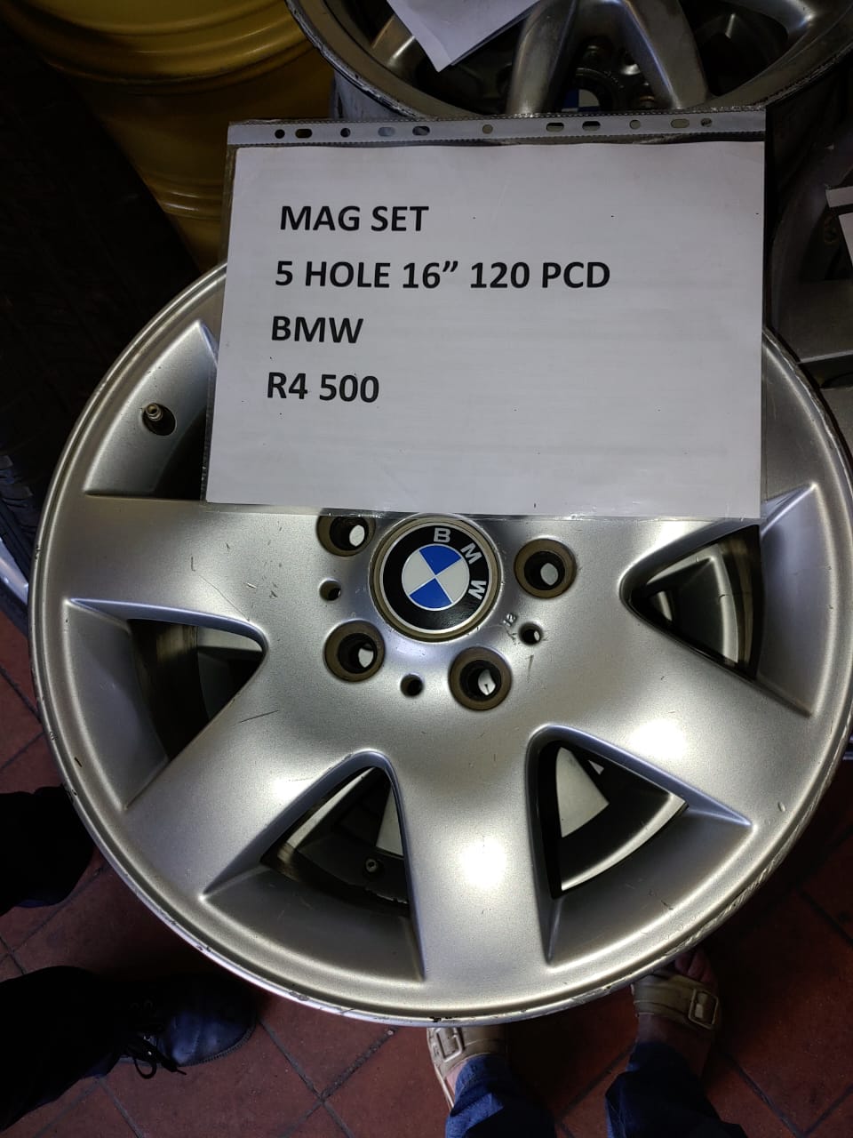 MAG SET BMW 16 INCH 5 HOLE 120PCD FOR SALE - Private Seller
