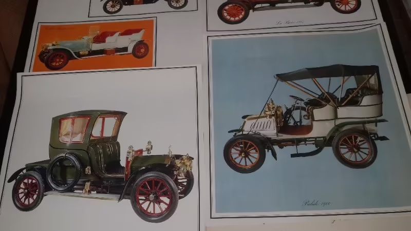 Vintage Car Prints - Large Collection