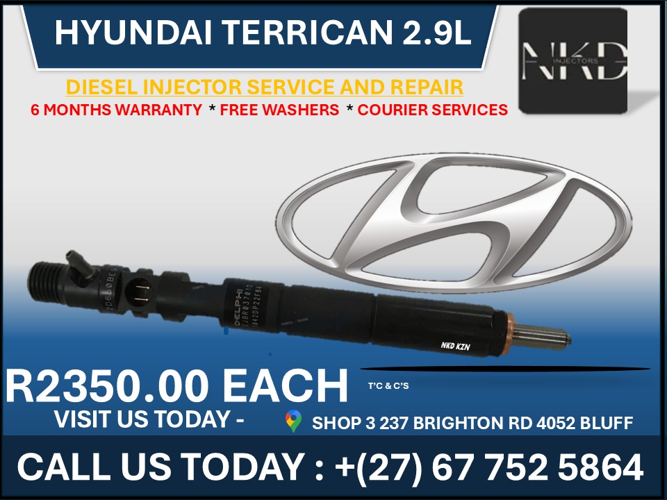 Hyundai Terrican 2.9L Diesel injectors on recon - Private Seller Hyundai Terrican 2.9L Diesel injectors on recon - Private Seller