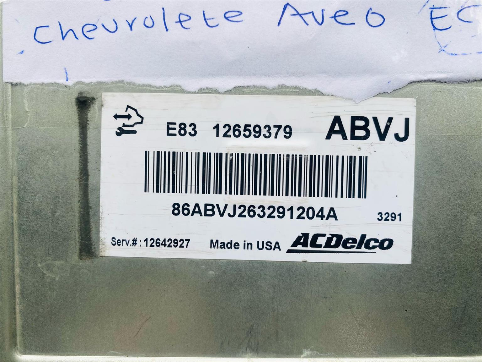 Chevrolet aveo utility bakkie ECU computer box - Private Seller