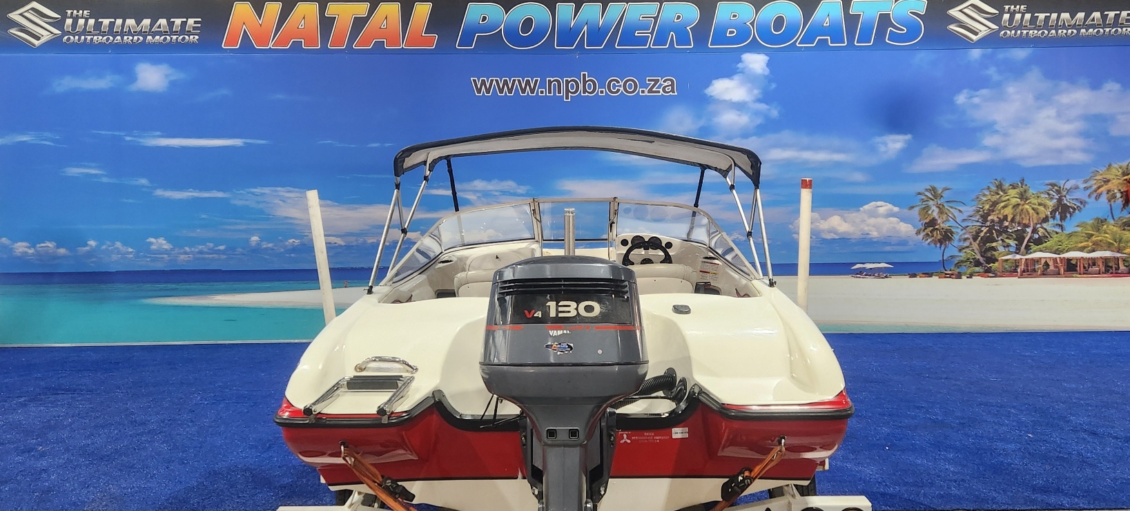 RAVEN ELITE 17 FT ON TRAILER 130 HP YAMAHA 2 STROKE
