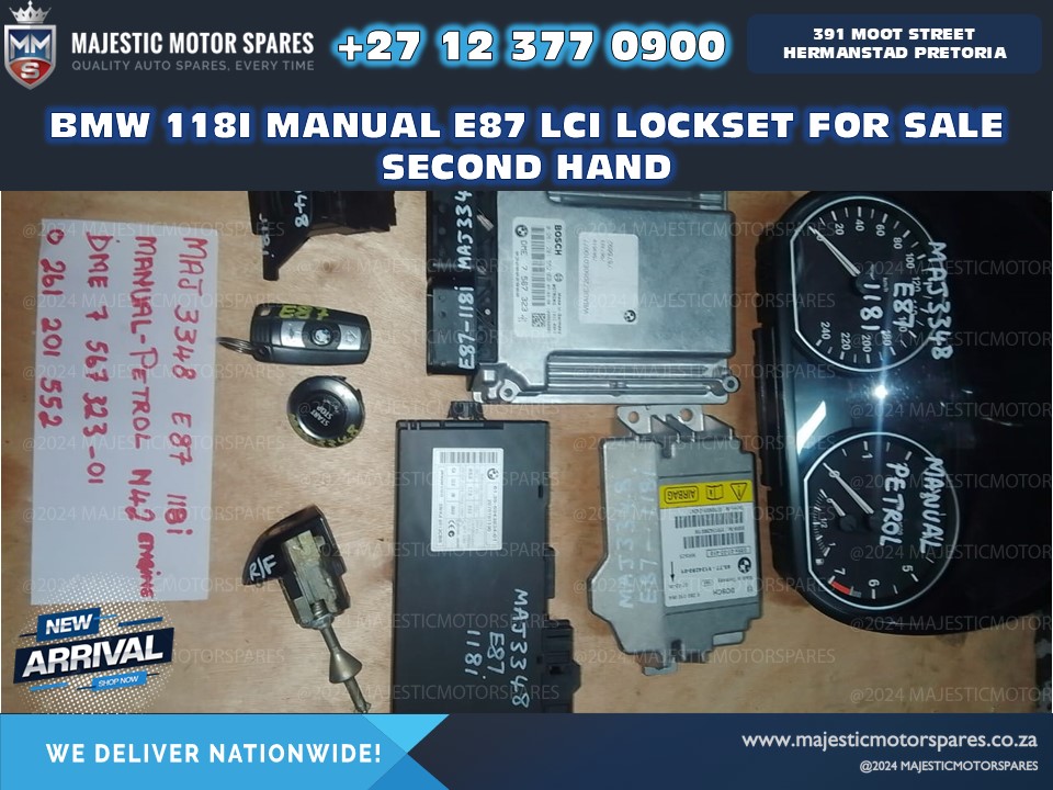 bmw 118i manual e87 lci lockset for sale second-hand - Private Seller