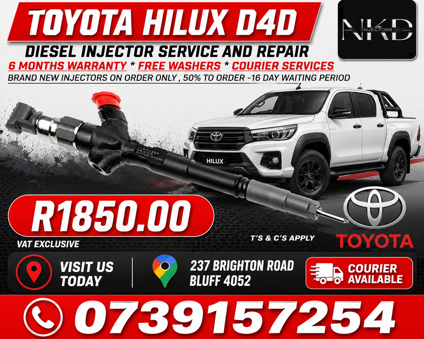 Toyota_Hilux_2.5L_Diesel_Injectors_On_Recondition - Private Seller Toyota_Hilux_2.5L_Diesel_Injectors_On_Recondition - Private Seller