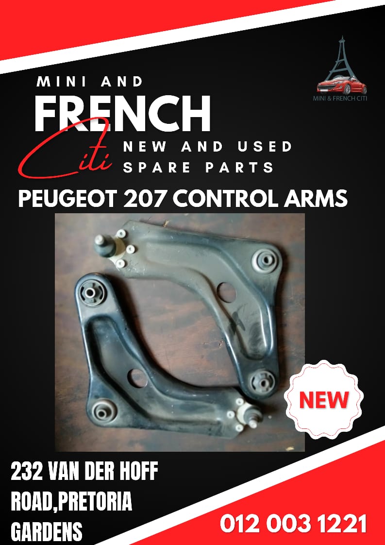 PEUGEOT 207 CONTROL ARMS NEW SET FOR SALE - Private Seller PEUGEOT 207 CONTROL ARMS NEW SET FOR SALE - Private Seller