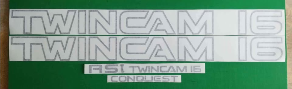 Toyota Twincam 16 decals stickers sets - Private Seller