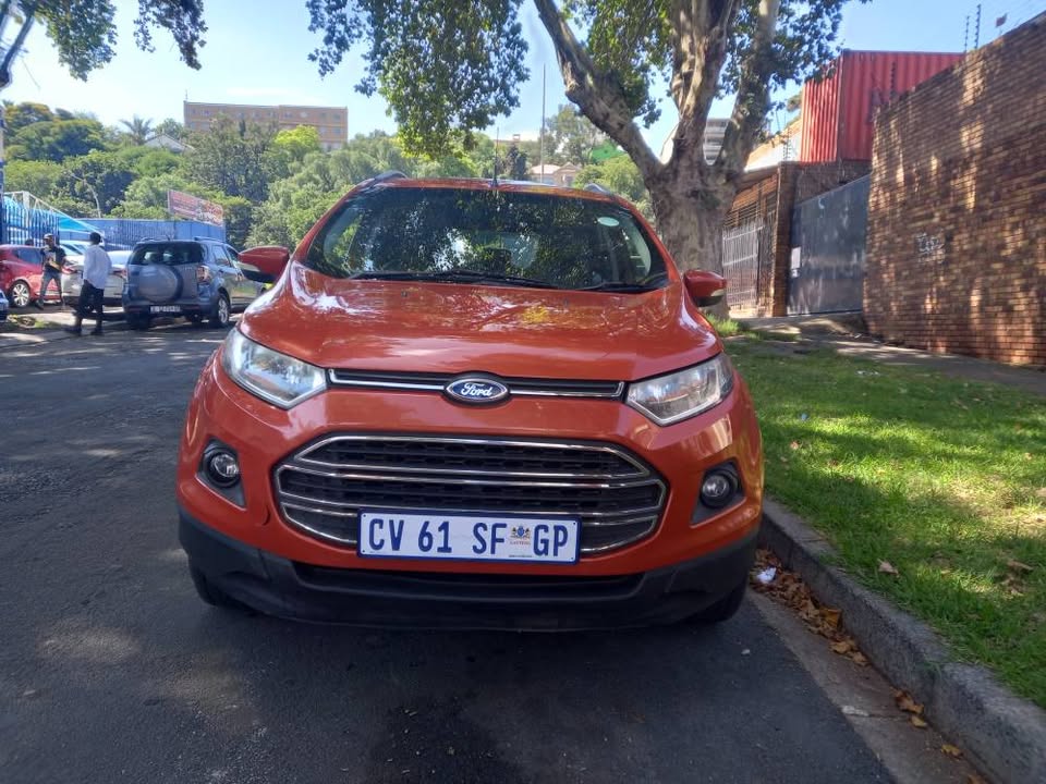 2013 FORD ECOSPORT 1.0 Petrol, Manual Transmission, Orange Color, Mileage