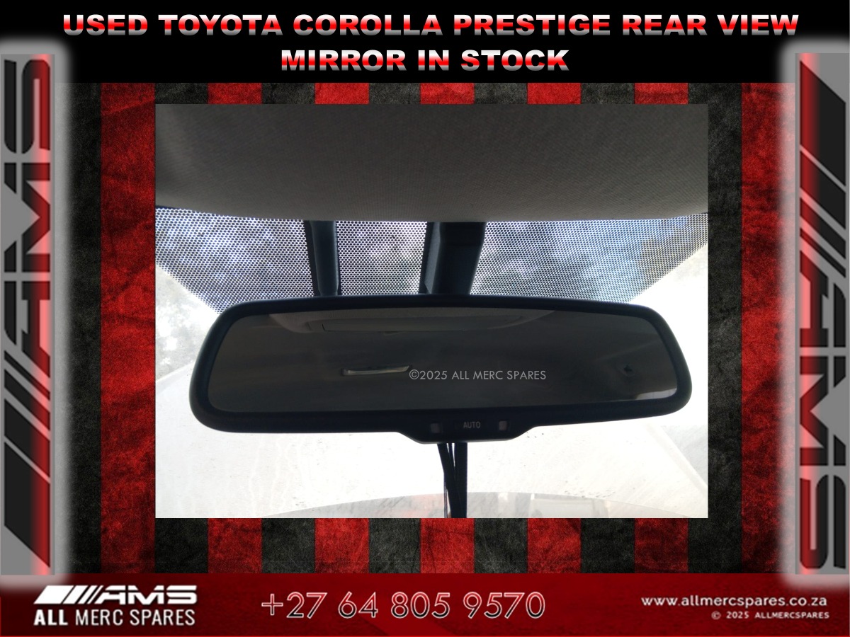 USED TOYOTA COROLLA PRESTIGE REAR VIEW MIRROR IN STOCK - Private Seller USED TOYOTA COROLLA PRESTIGE REAR VIEW MIRROR IN STOCK - Private Seller