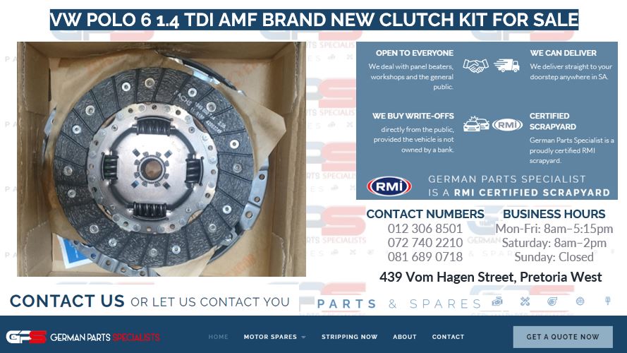 VW POLO 6 1.4 TDI AMF BRAND NEW CLUTCH KITS FOR SALE - Private Seller