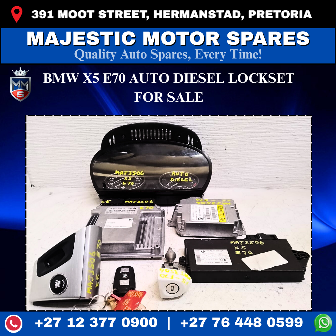 BMW X5 E70 Automatic Diesel Lockset – Complete for Sale - Private Seller