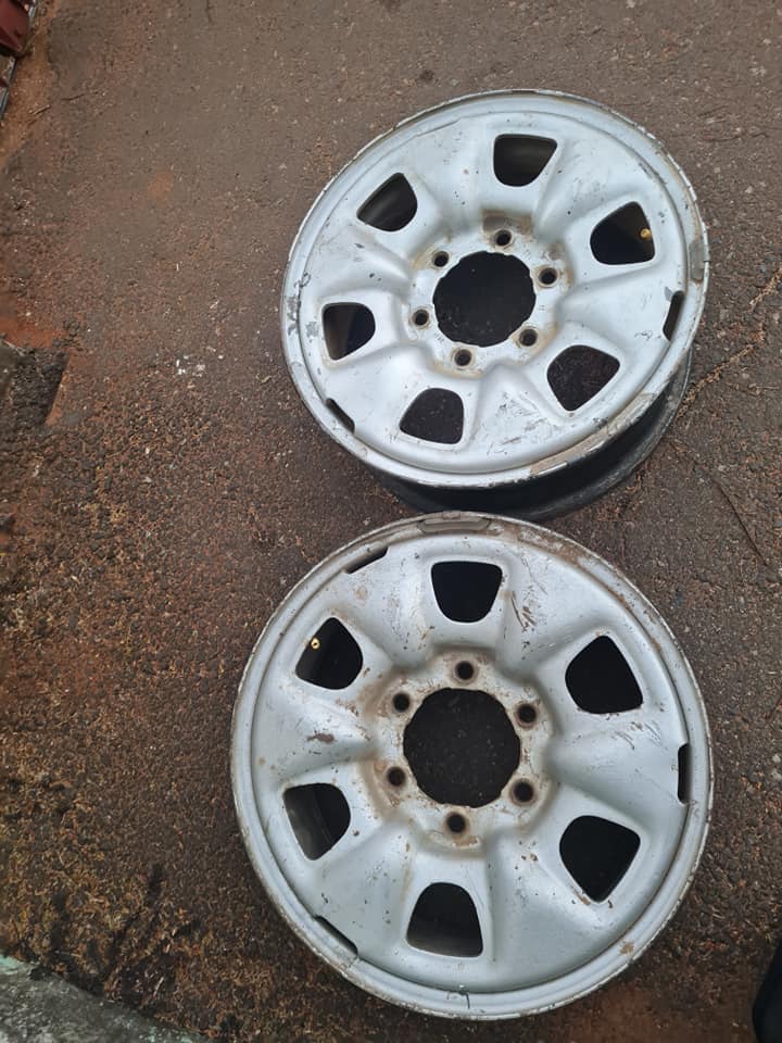 Toyota srx original stardard steal rims size 16 each