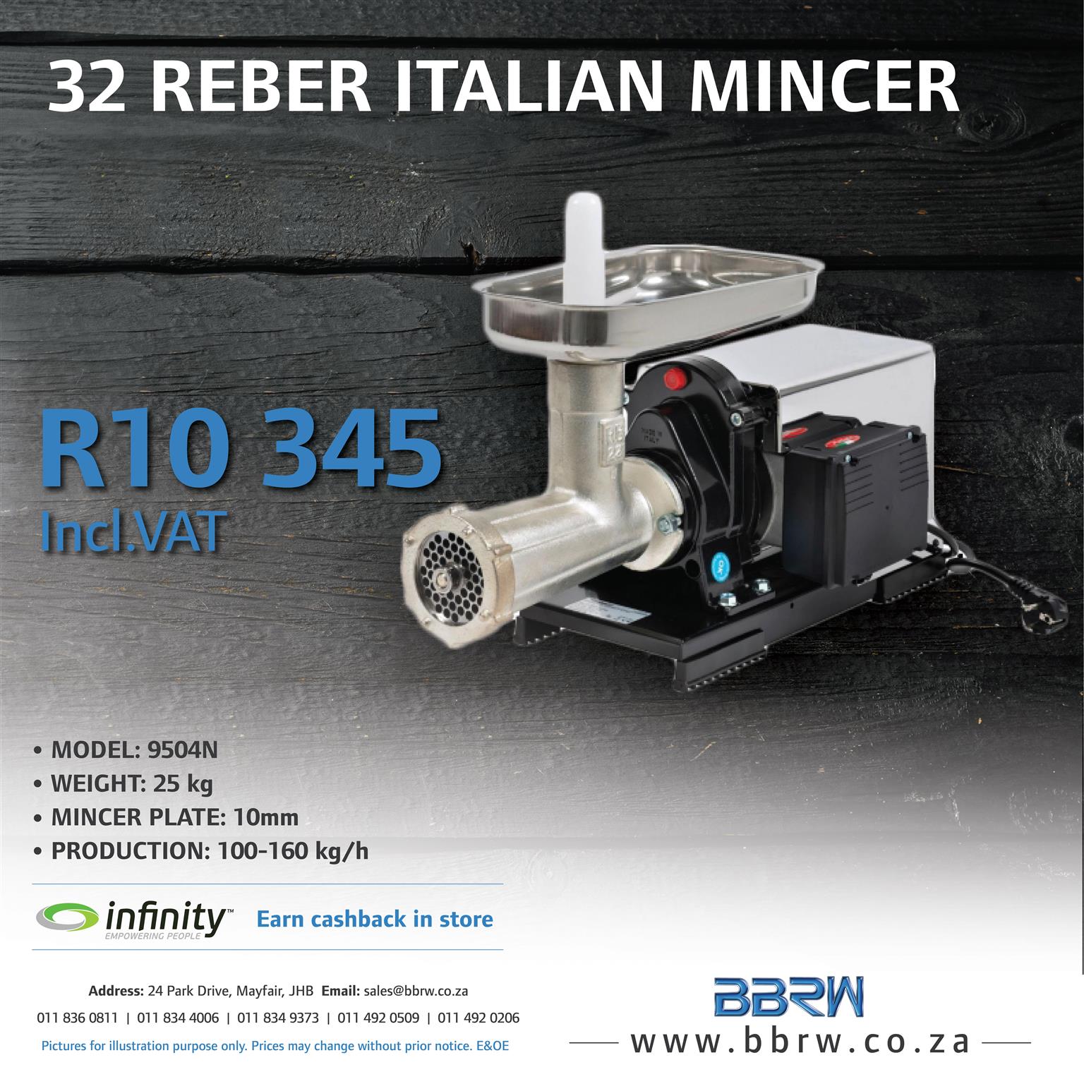 BBRW SPECIAL - Italian Reber Mincers 