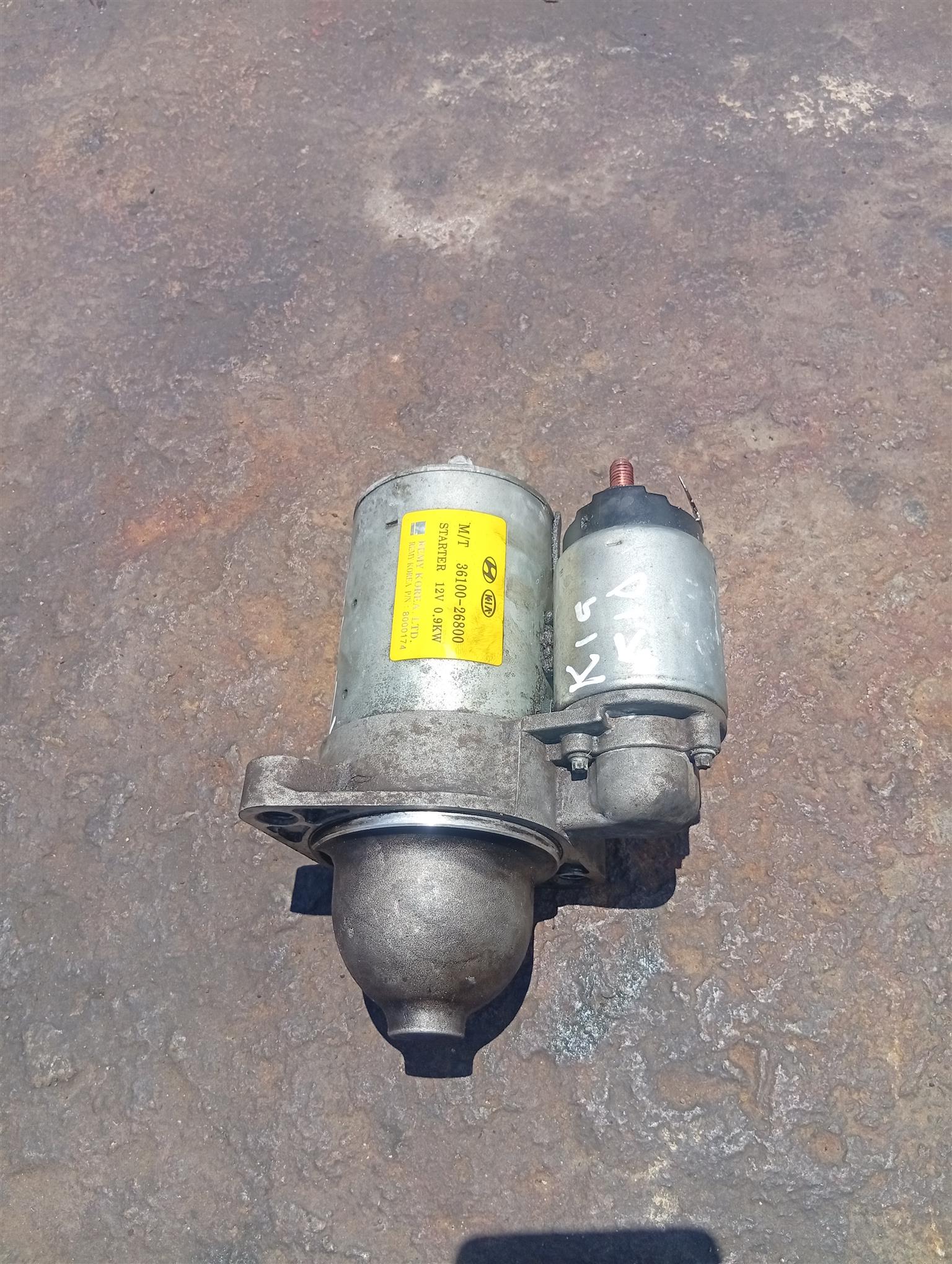 2005-2009 Kia Rio Hyundai accent Starter Motor 1.6l Manual Transmission 8000 - Private Seller 2005-2009 Kia Rio Hyundai accent Starter Motor 1.6l Manual Transmission 8000 - Private Seller
