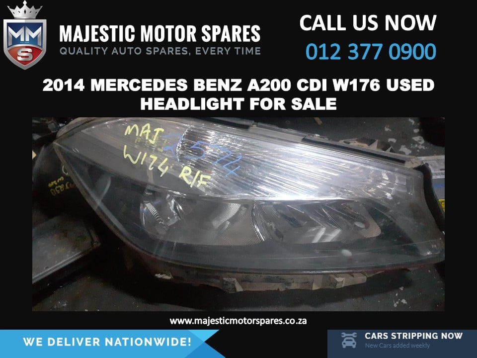 Mercedes Benz A200 cdi W176 headlight for sale used