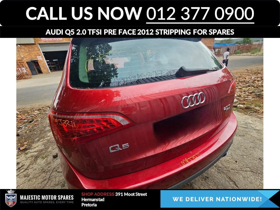 Audi Q5 2.0 TFSI Pre Face 2012 now stripping for spares - Private Seller Audi Q5 2.0 TFSI Pre Face 2012 now stripping for spares - Private Seller
