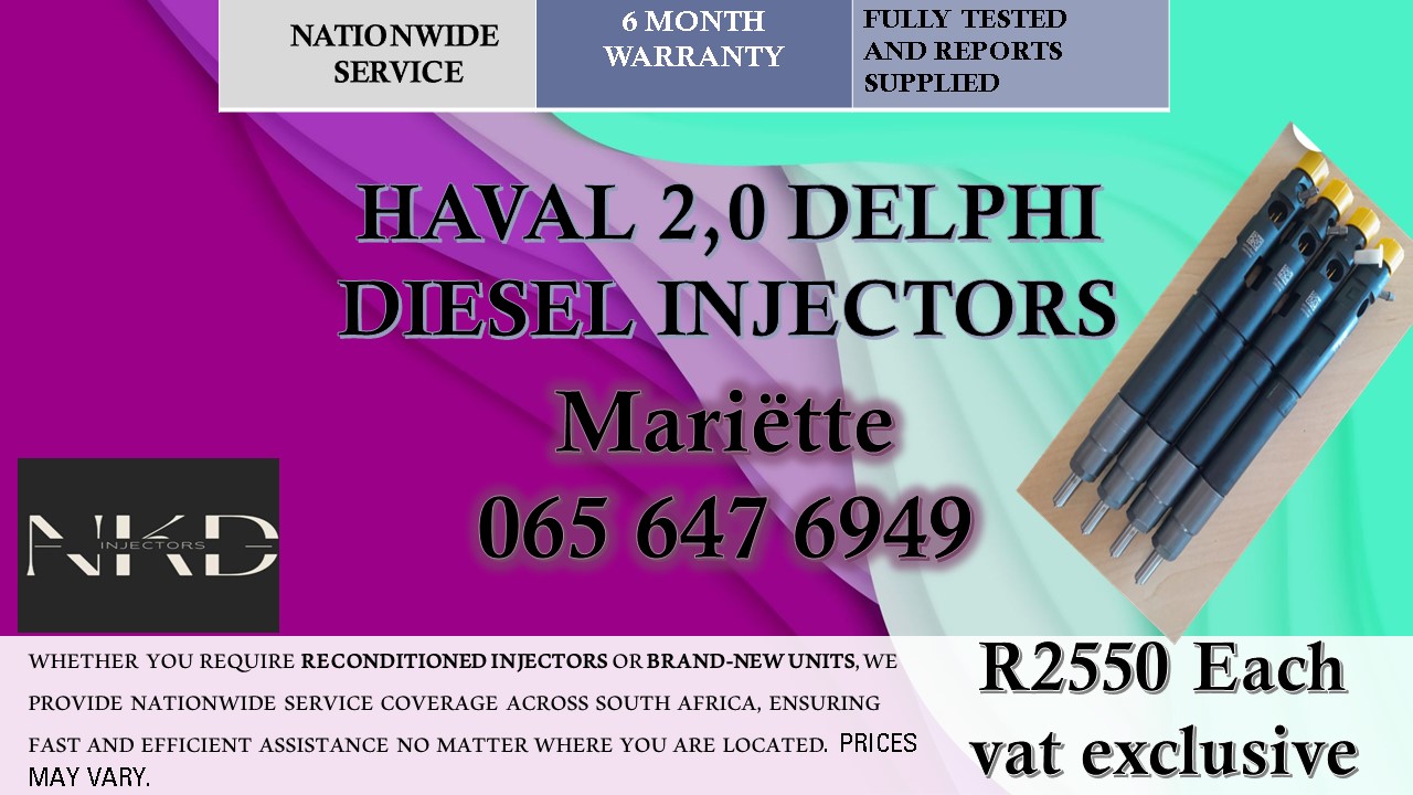 BRAND NEW DIESEL INJECTORS ON REQUEST HAVAL 2L - Private Seller BRAND NEW DIESEL INJECTORS ON REQUEST HAVAL 2L - Private Seller