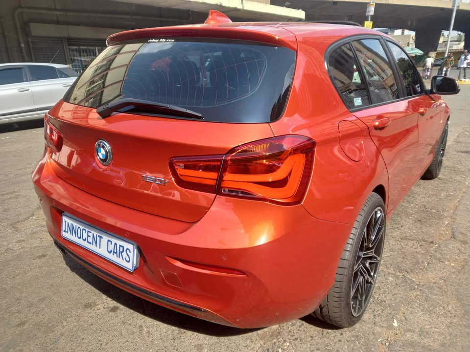 2017 BMW 120i MSPORT PETROL, AUTOMATIC TRANSMISSION, ORANGE COLOUR