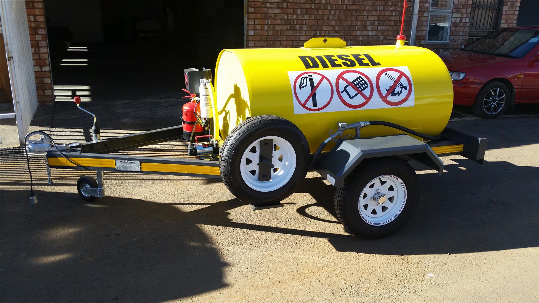 Diesel Steel Bowser 1000 Litres different colours complete (New) 2022