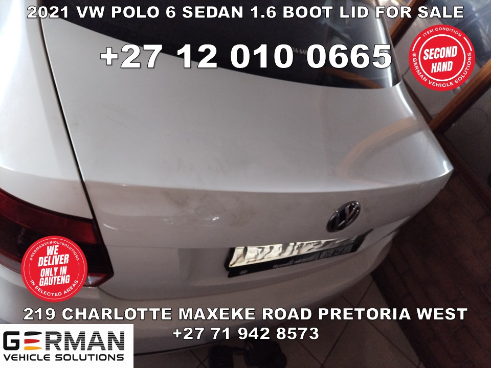 2021 VW polo 6 sedan 1.6 boot lid for sale - Private Seller