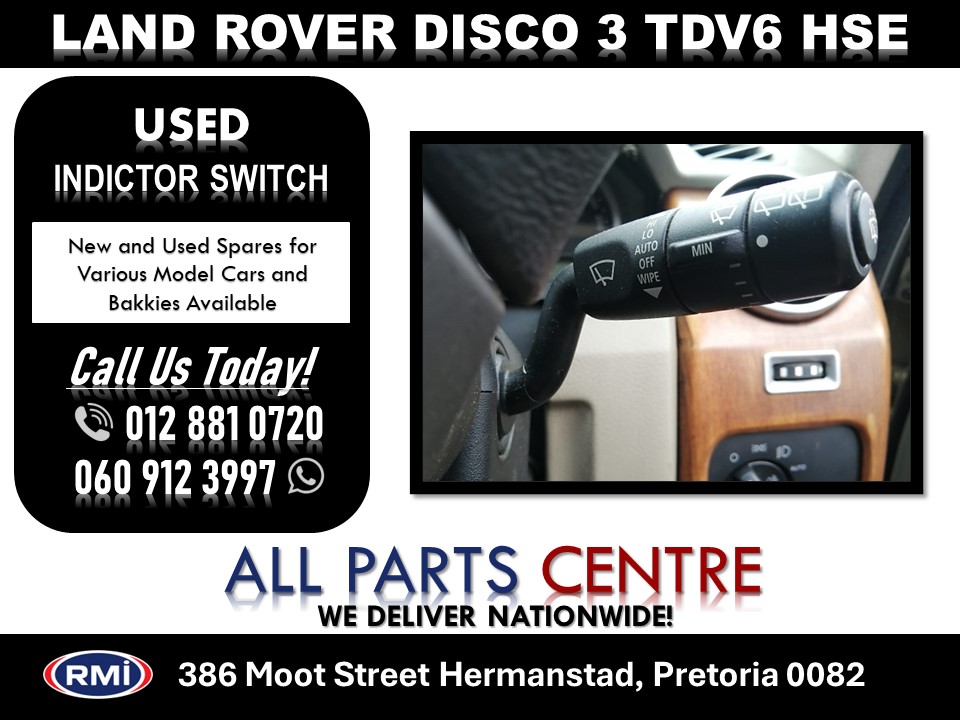 Land Rover Disco 3 Used Indicator Switch for Sale Land Rover Disco 3 Used Indicator Switch for Sale
