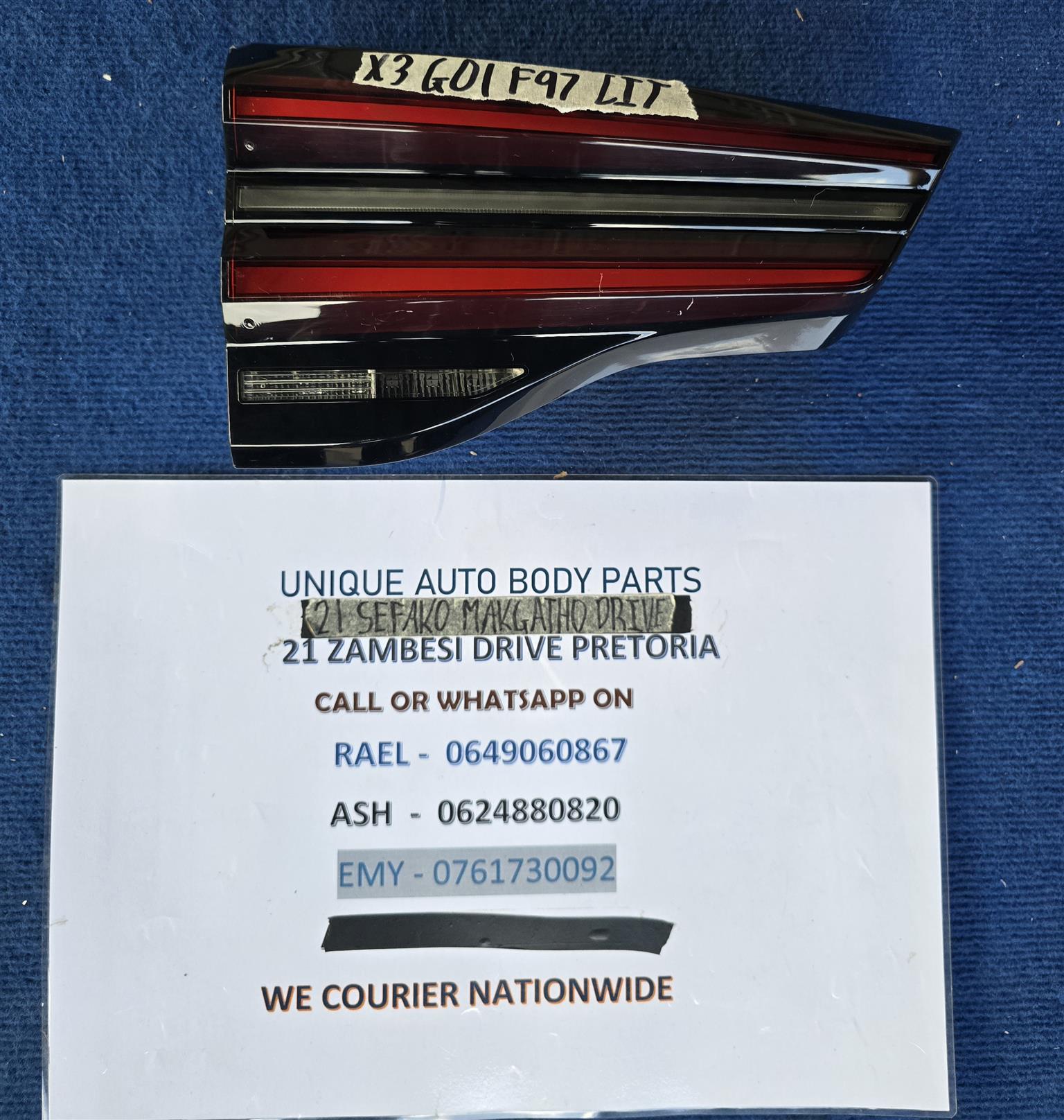 Inner Tail Light for BMW X3 G01 F97