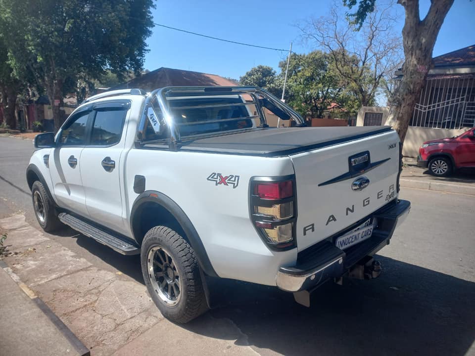 2017 FORD RANGER 3.2 XLT DIESEL, AUTOMATIC 4X4, WHITE COLOR, MILEAGE