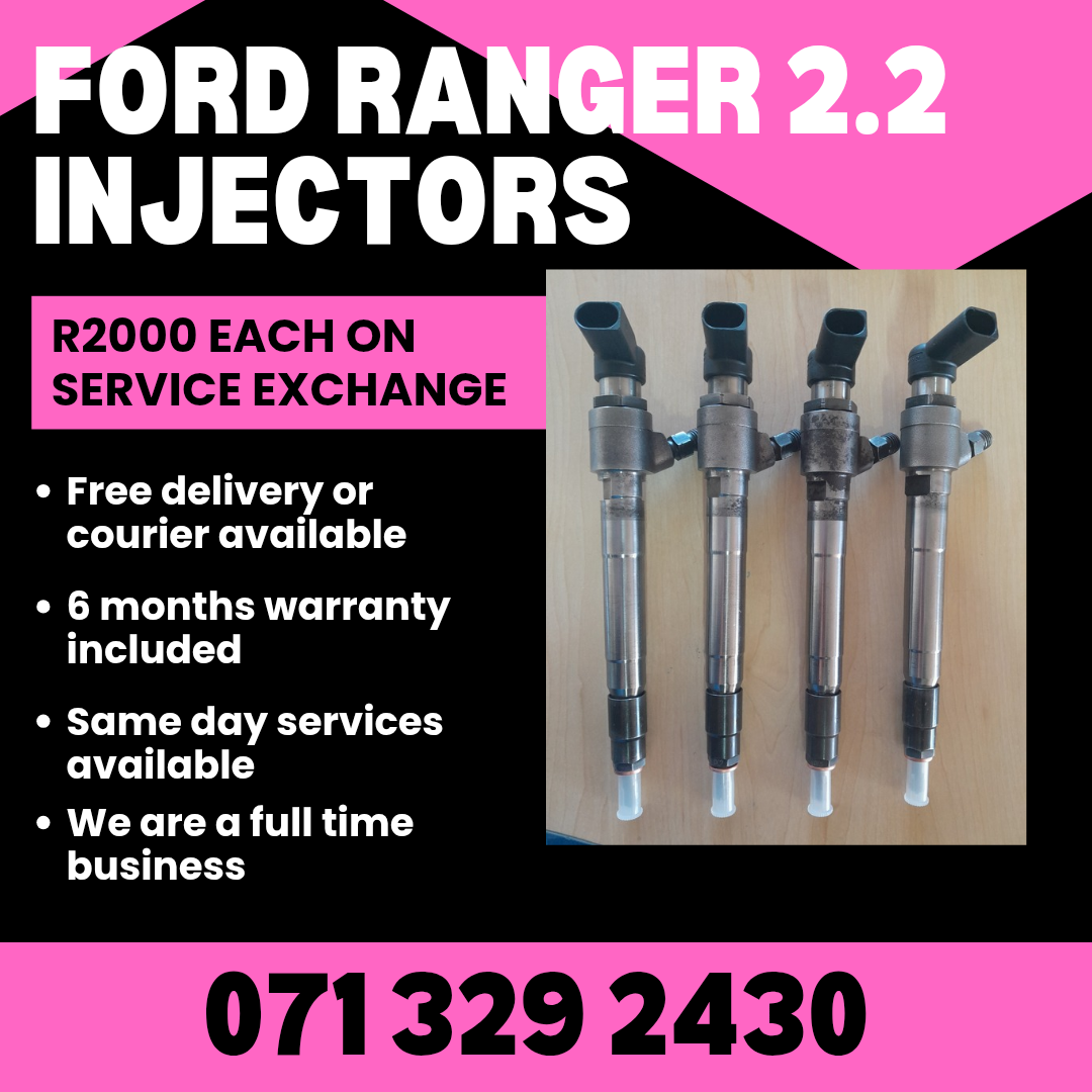 FORD RANGER 2.2 DIESEL INJECTORS FOR SALE WITH WARRANTY - Private Seller FORD RANGER 2.2 DIESEL INJECTORS FOR SALE WITH WARRANTY - Private Seller