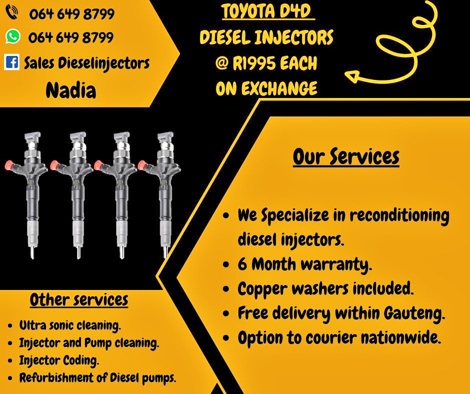 TOYOTA DIESEL INJECTORS - Private Seller TOYOTA DIESEL INJECTORS - Private Seller