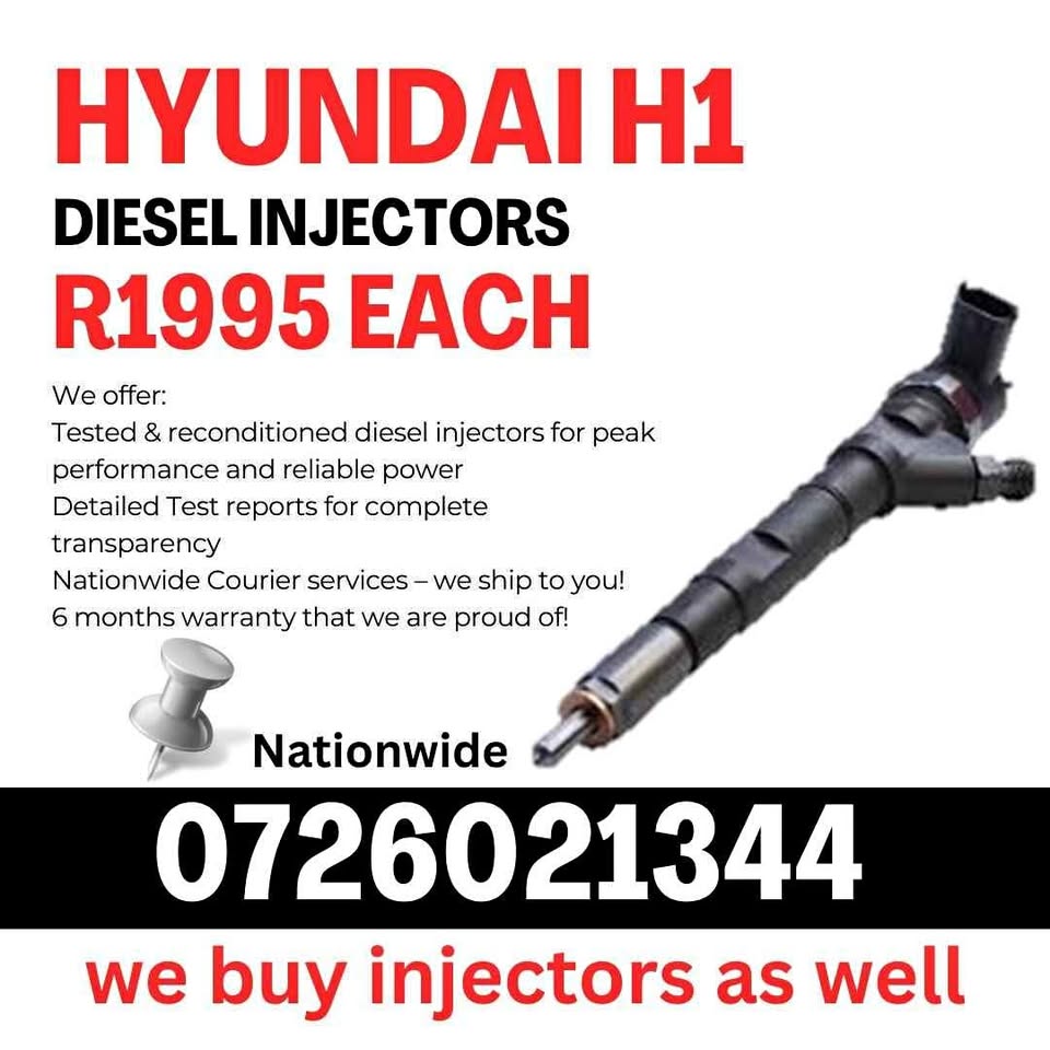 Hyundai H1 diesel injectors for sale - Private Seller