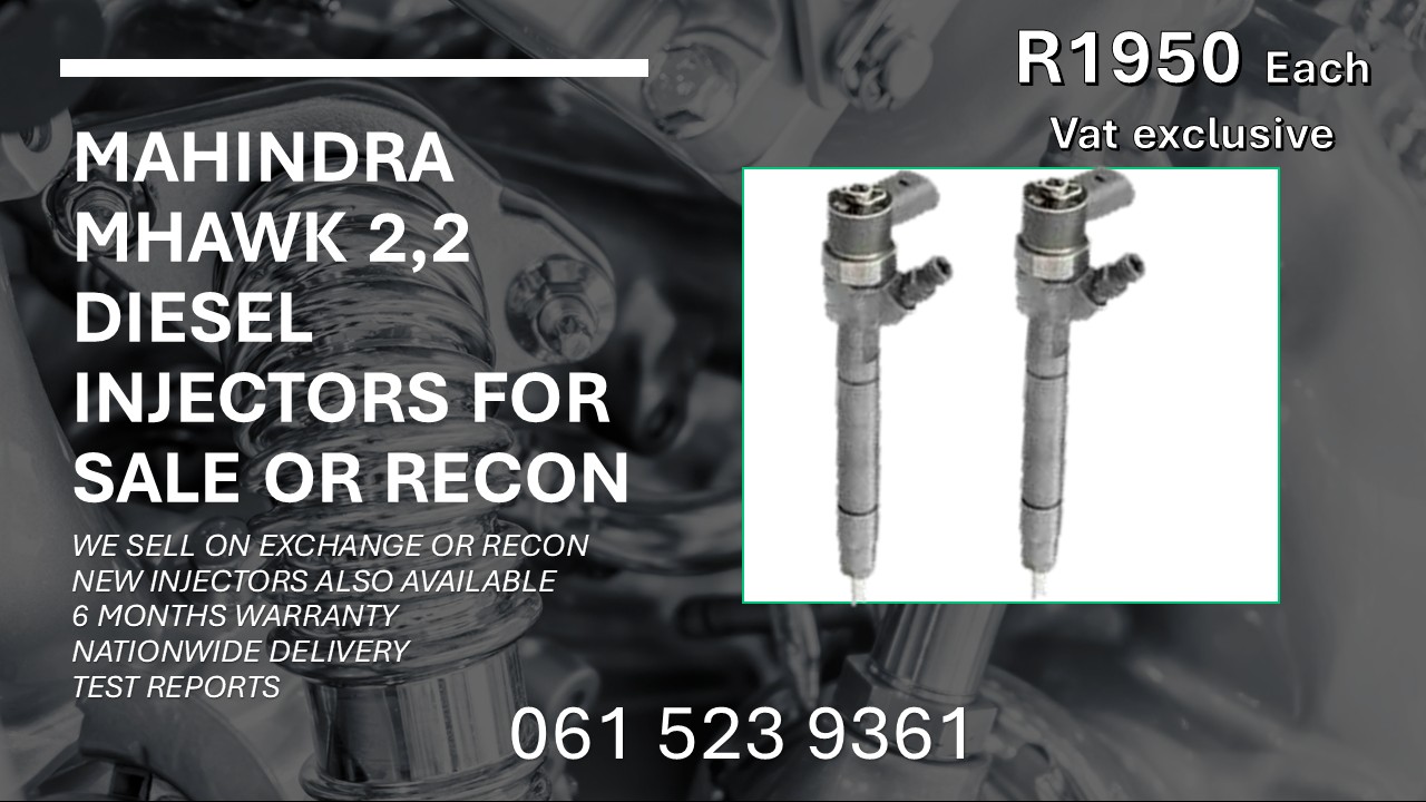 MAHINDRA MHAWK 2.2 DIESEL INJECTORS FOR SALE WITH TEST REPORTS - Private Seller MAHINDRA MHAWK 2.2 DIESEL INJECTORS FOR SALE WITH TEST REPORTS - Private Seller