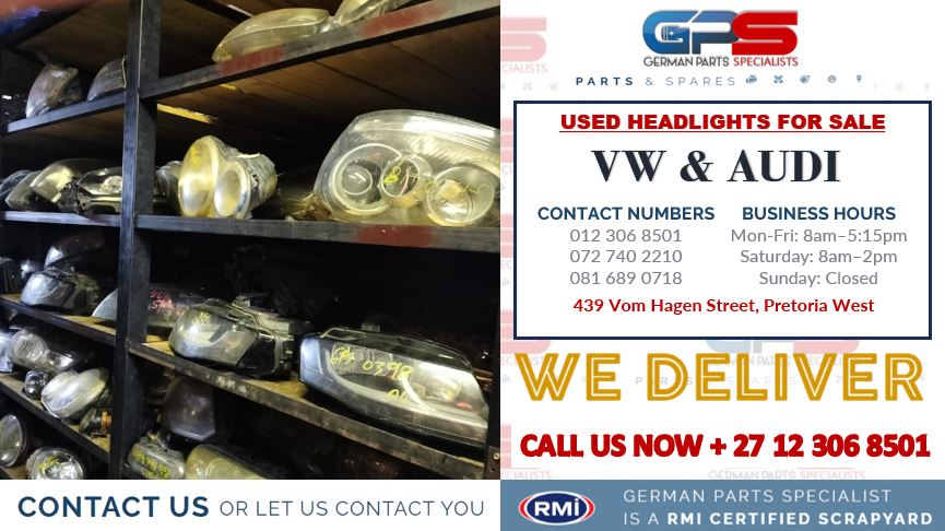 USED REPLACEMENT HEADLIGHTS FOR VW & AUDI - Private Seller USED REPLACEMENT HEADLIGHTS FOR VW & AUDI - Private Seller