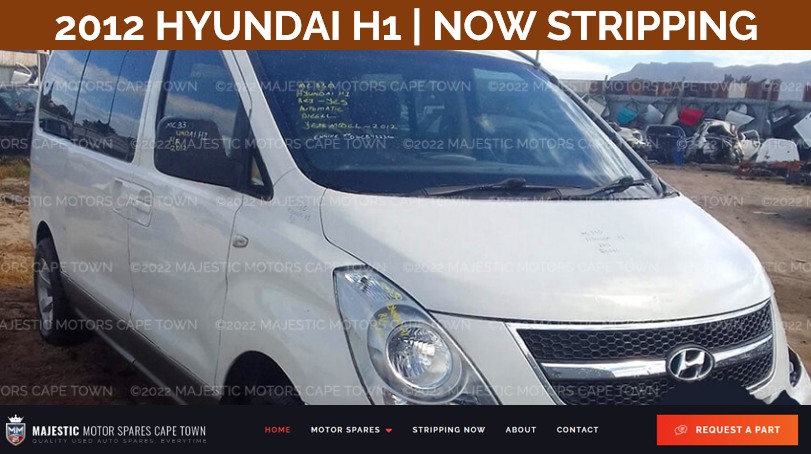 Now stripping 2012 HYUNDAI H1 for parts - Private Seller Now stripping 2012 HYUNDAI H1 for parts - Private Seller