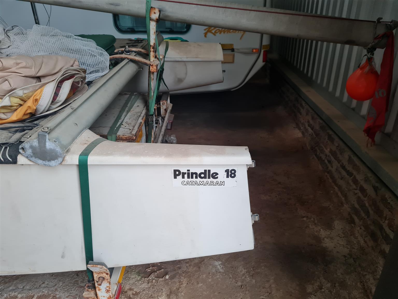 Sail boat, Catamaran, Prindle 18.