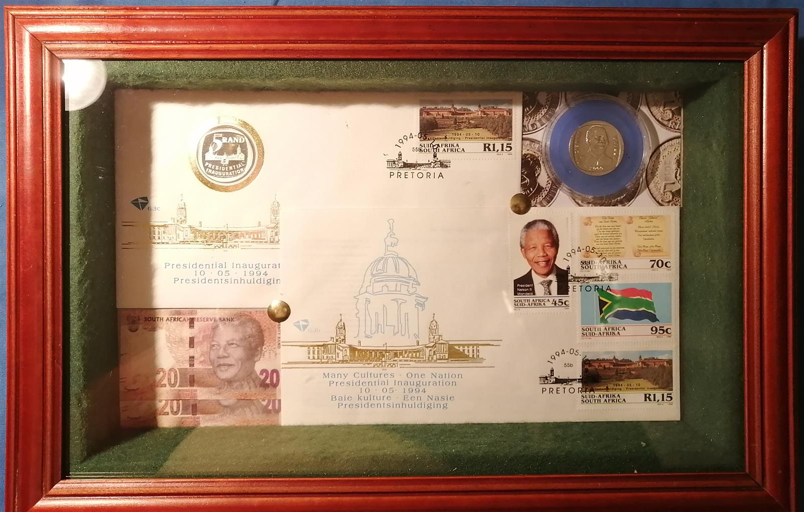 Framed Mandela set