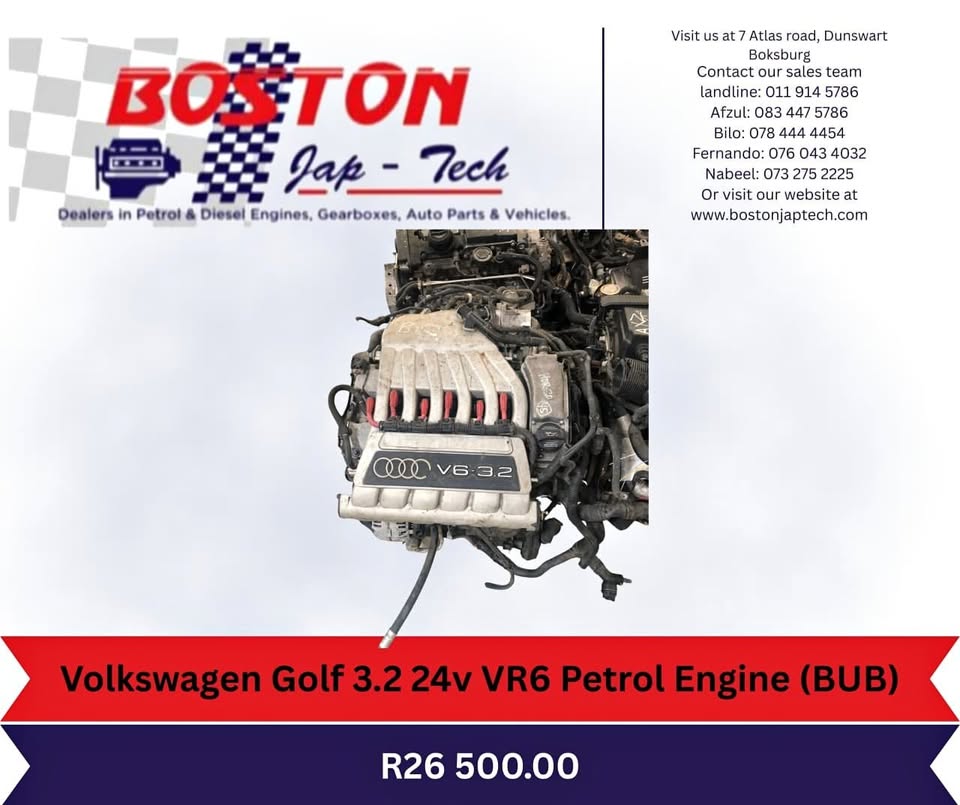 Volkswagen Golf 3.2 24v VR6 Petrol Engine (BUB) - Private Seller Volkswagen Golf 3.2 24v VR6 Petrol Engine (BUB) - Private Seller