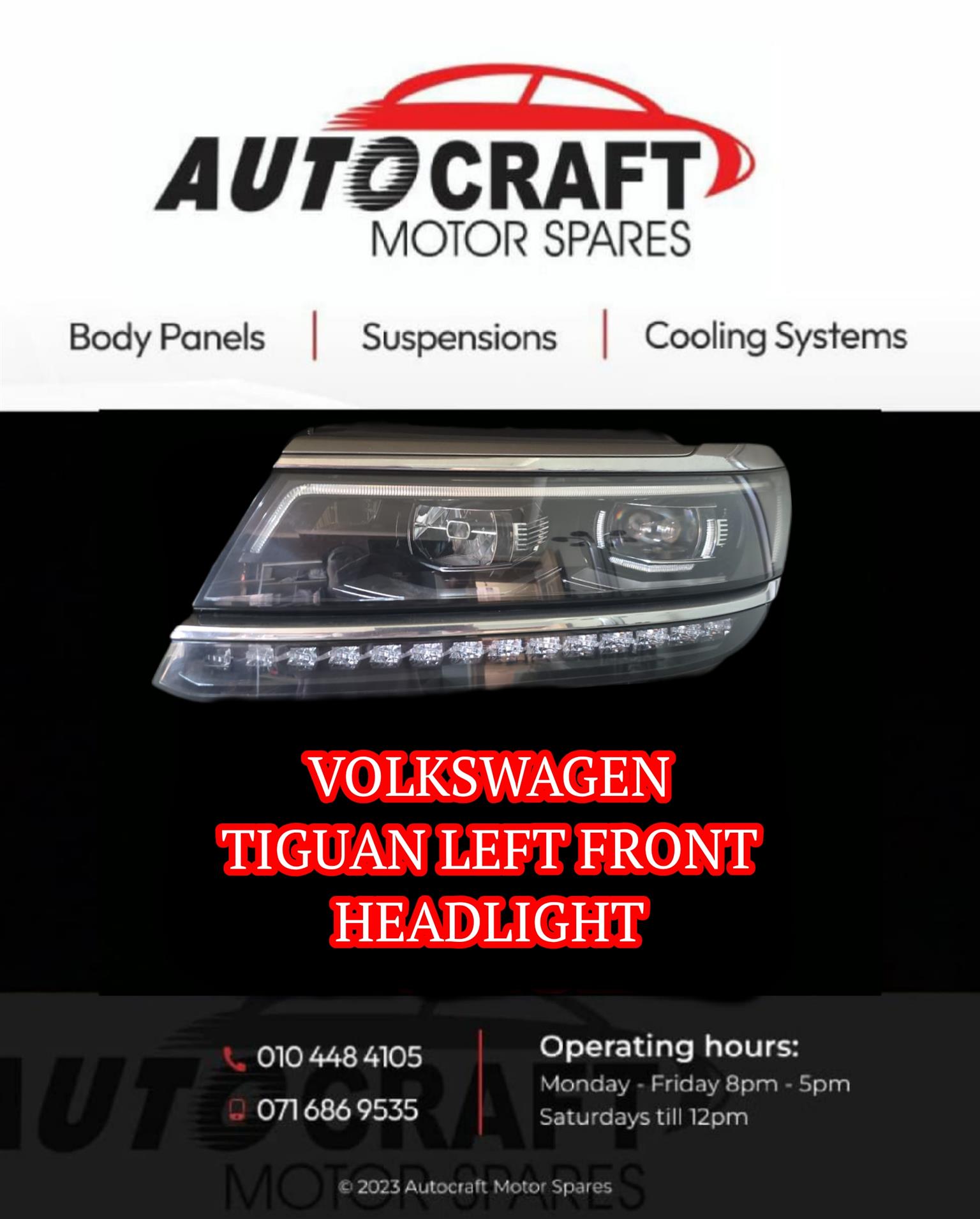 Volkswagen Tiguan Left Front Headlight