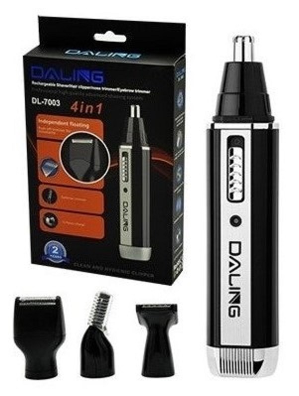 Rechargeable Multifunction 4in1 Electric Nose Hair Trimmer + More