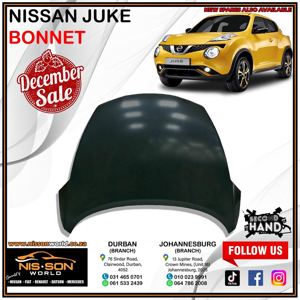 NISSAN JUKE BONNET - Private Seller NISSAN JUKE BONNET - Private Seller