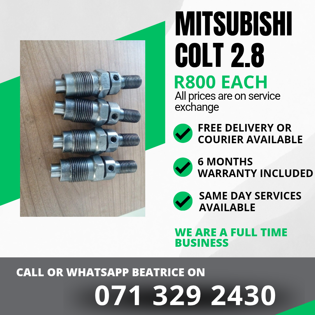 MITSUBISHI COLT 2.8 DIESEL INJECTORS FOR SALE WITH WARRANTY - Private Seller MITSUBISHI COLT 2.8 DIESEL INJECTORS FOR SALE WITH WARRANTY - Private Seller