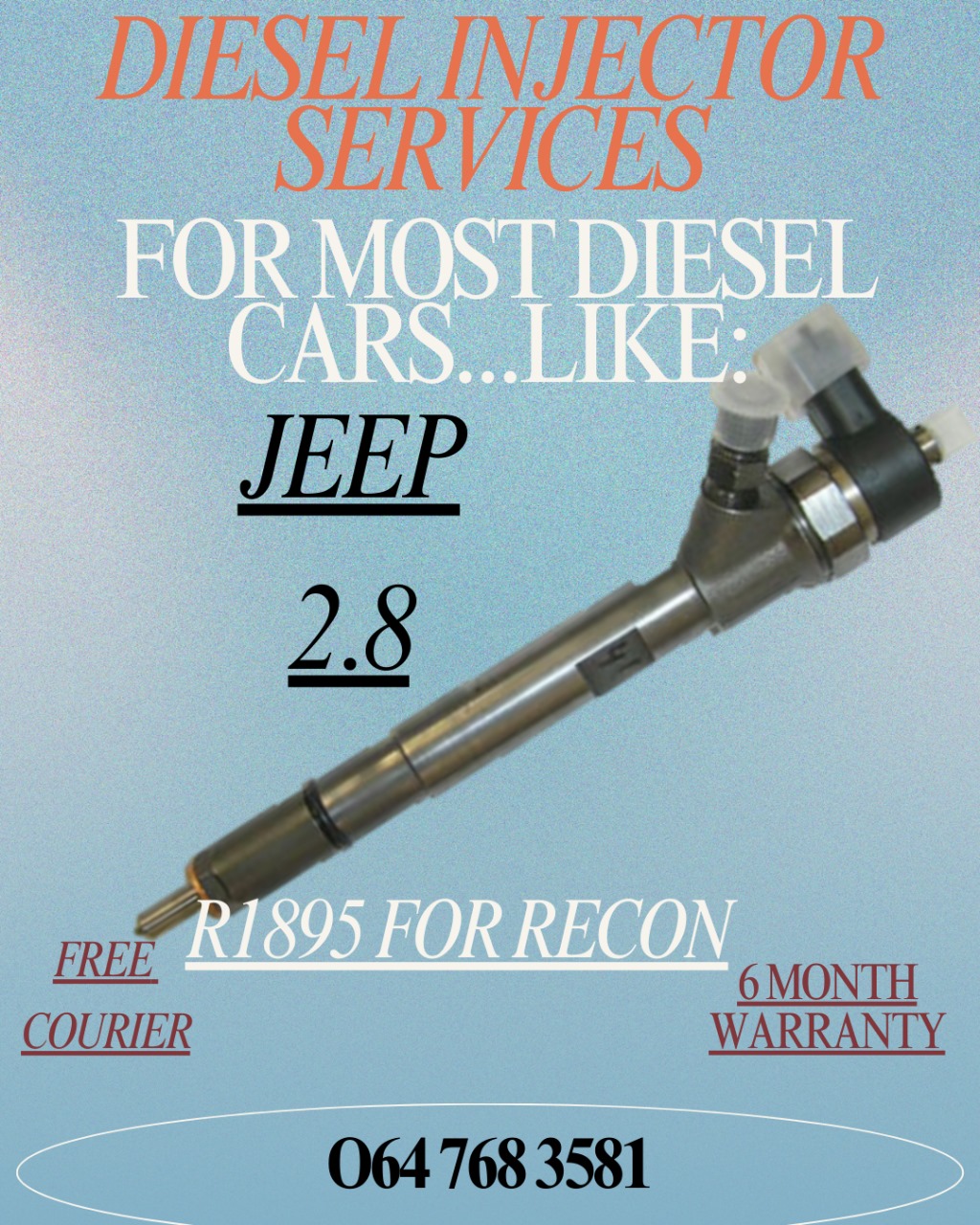 Diesel injector services