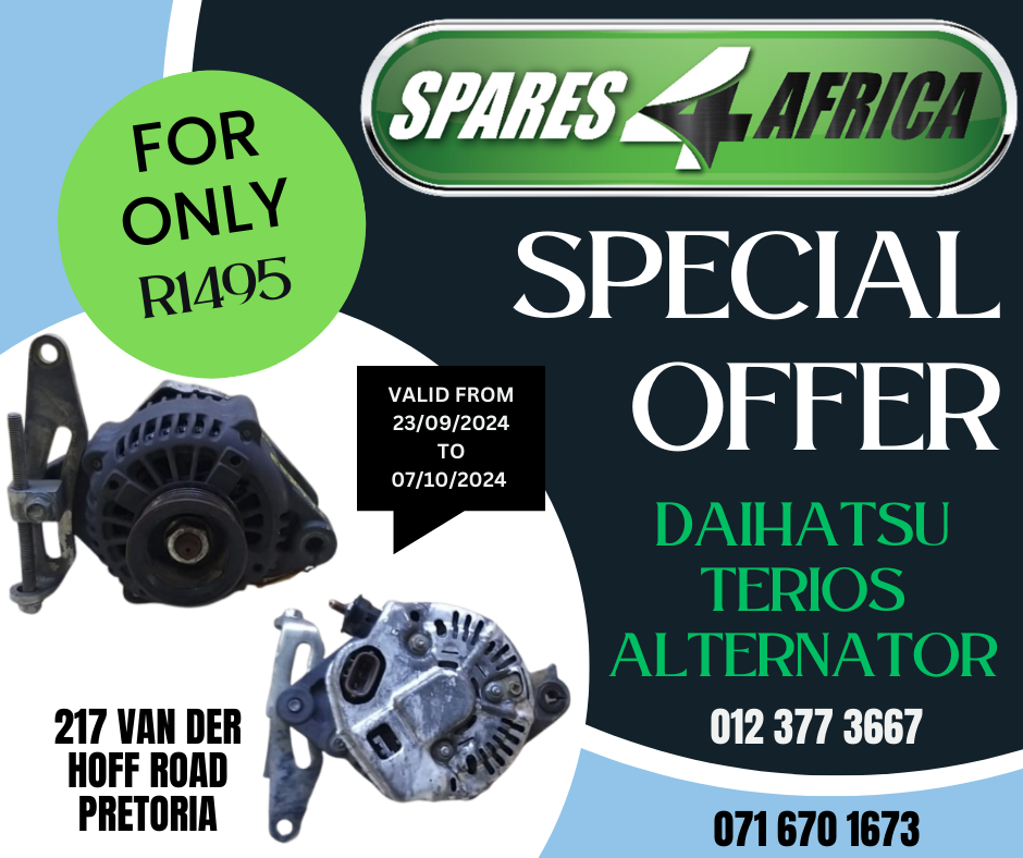 DAIHATSU TERIOS USED ALTERNATOR FOR SALE - Private Seller