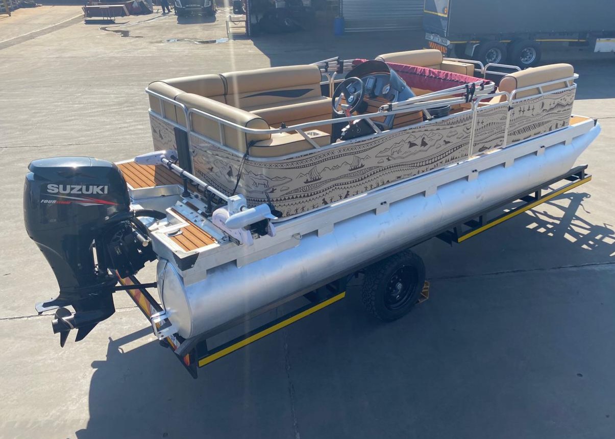 Aluminium Pontoon with 4 stroke