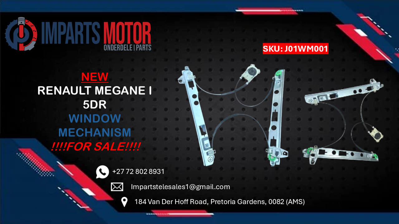 RNAULT MEGANE I 5DR WINDOW MECHANISM FOR SALE!! - Private Seller