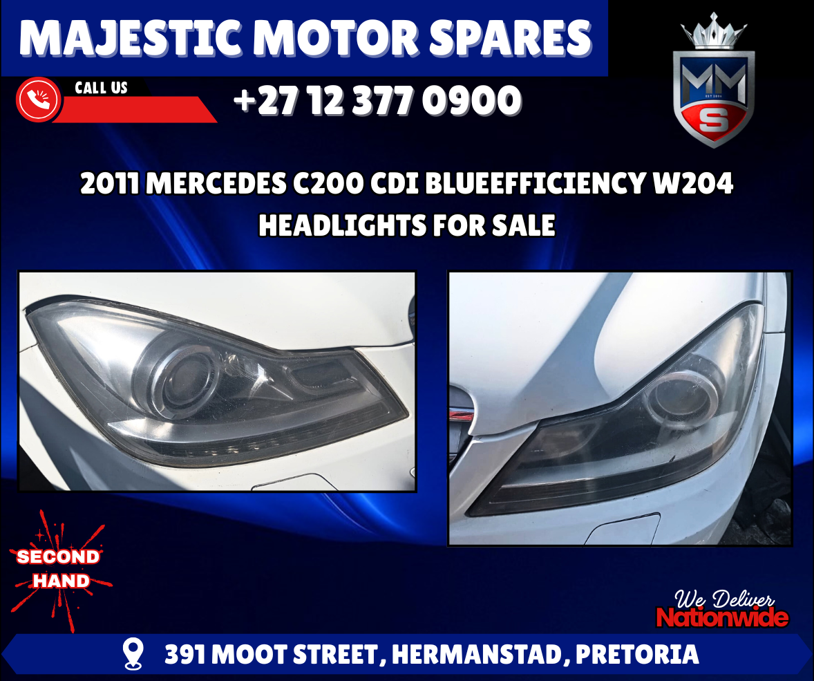 Mercedes C200 CDI W204 Headlights For Sale - used - Private Seller Mercedes C200 CDI W204 Headlights For Sale - used - Private Seller