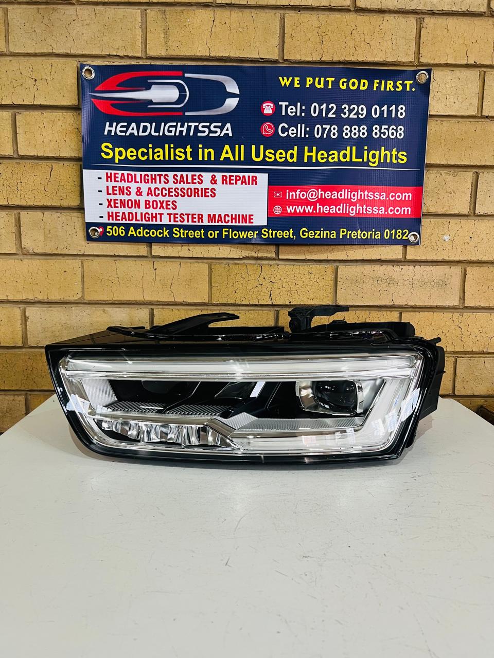 Audi Q3 LED left side replacement headlight housing - Private Seller Audi Q3 LED left side replacement headlight housing - Private Seller