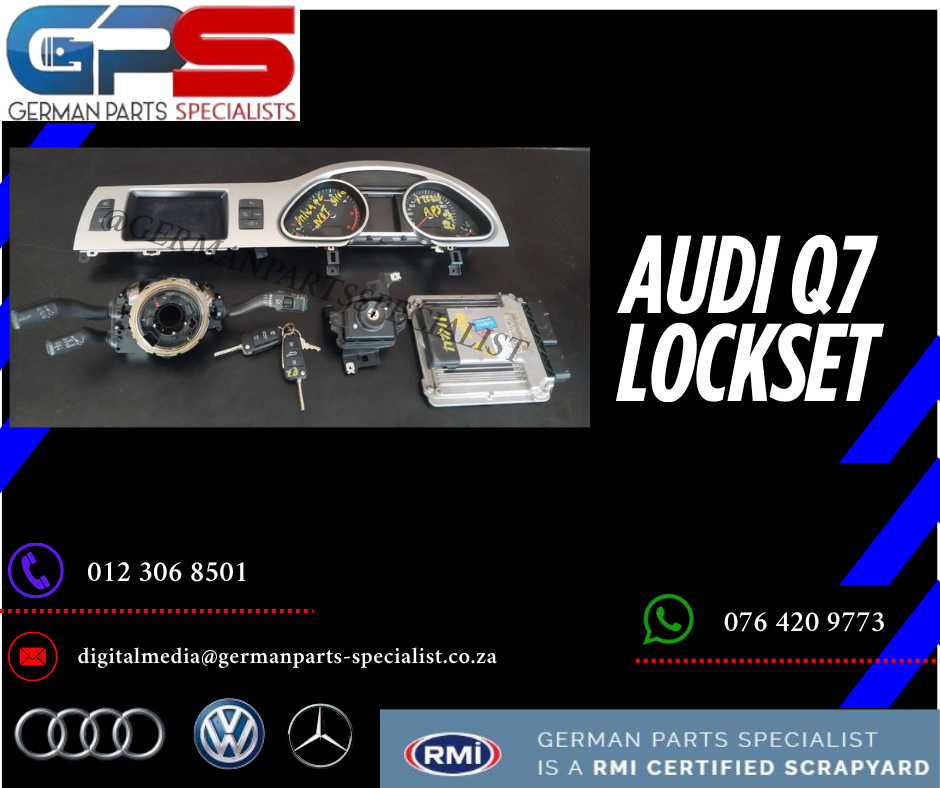 Audi Q7 Lockset - Private Seller Audi Q7 Lockset - Private Seller
